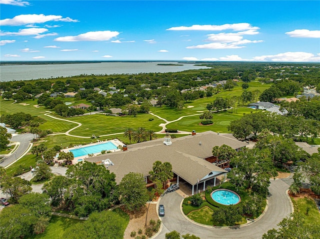 39145 Treeline Dr, Lady Lake, FL 32159 - bird's eye view of a large body of water and a pool