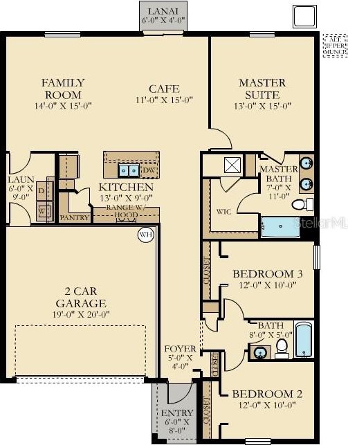 733 Citrus Reserve Blvd, Davenport, FL 33837 - room layout