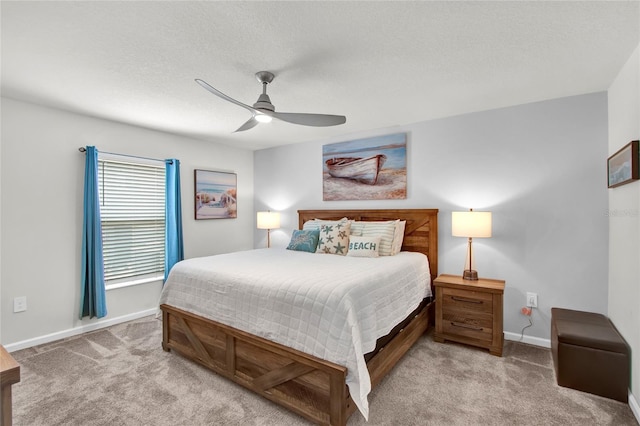 733 Citrus Reserve Blvd, Davenport, FL 33837 - bedroom featuring light carpet, baseboards, and ceiling fan