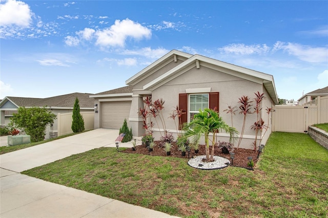 733 Citrus Reserve Blvd, Davenport, FL 33837 - single story home with concrete driveway, stucco siding, and an attached garage