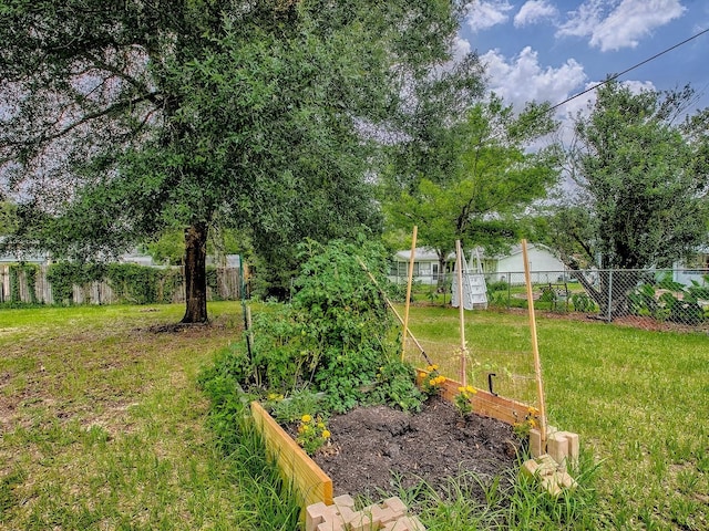 59 S Columbus St, Beverly Hills, FL 34465 - view of yard with a vegetable garden