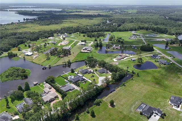 29152 David Ct, Tavares, FL 32778 - aerial view of property and surrounding area with a large body of water and nearby suburban area
