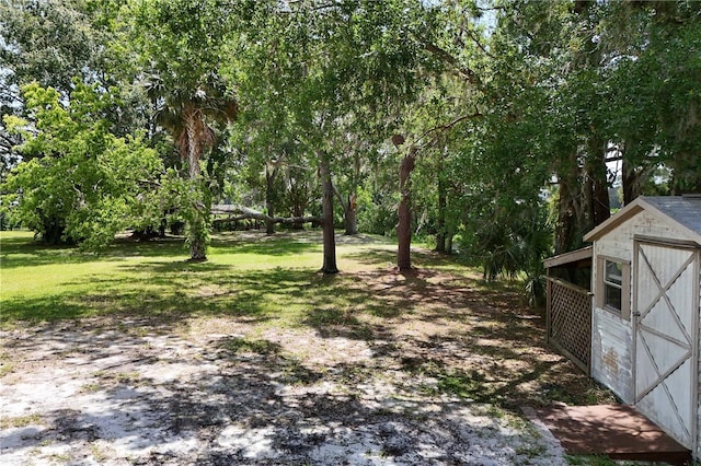 29152 David Ct, Tavares, FL 32778 - view of green lawn with an outbuilding