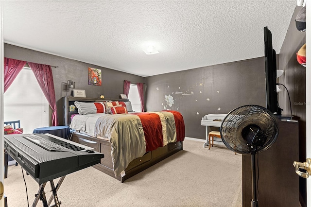 70 Locust Pass Run, Ocala, FL 34472 - carpeted bedroom with a textured ceiling