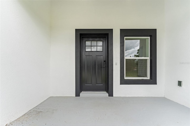 1809 W Linden Dr, Citrus Springs, FL 34434 - entrance to property featuring stucco siding