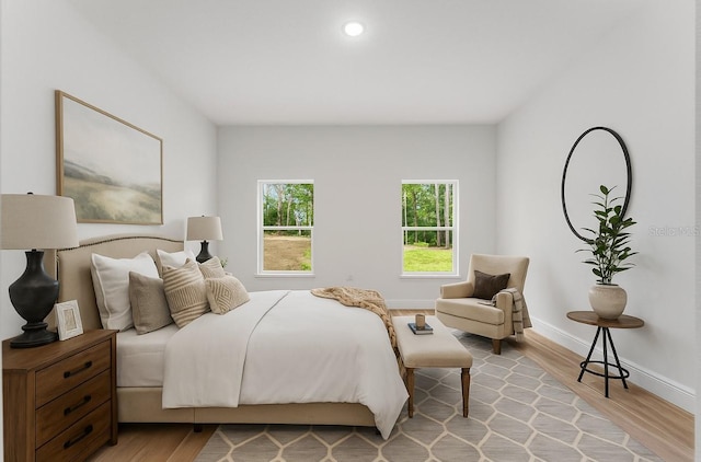 1809 W Linden Dr, Citrus Springs, FL 34434 - bedroom with light wood-style flooring and recessed lighting