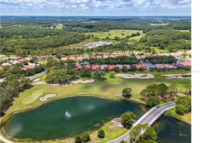 9335 San Jose Blvd, Howey In The Hills, FL 34737 - aerial view of property and surrounding area with nearby suburban area, a nearby body of water, and a golf club