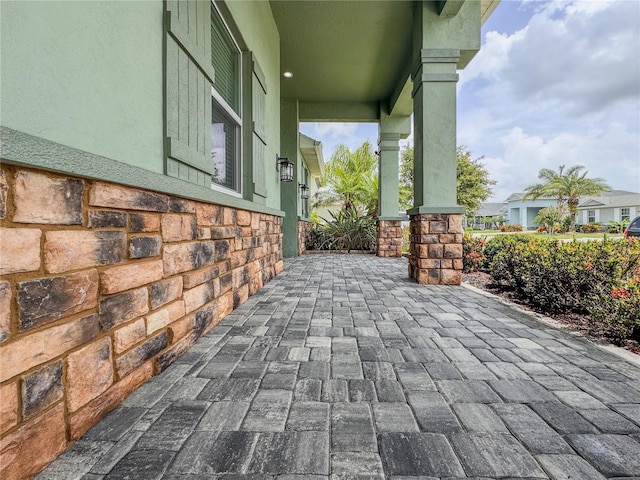 3021 King Palm Dr, New Smyrna Beach, FL 32168 - view of covered porch