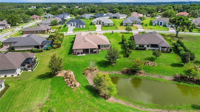 6008 Apex Way, Lady Lake, FL 32159 - aerial perspective of suburban area with a nearby body of water