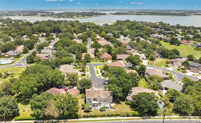 17300 Summer Sun Ct, Clermont, FL 34711 - aerial perspective of suburban area featuring a large body of water