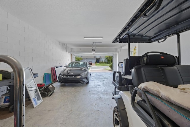 391 Cheeota Ct, Minneola, FL 34715 - garage with concrete block wall