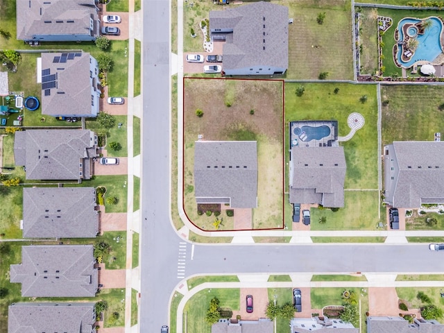391 Cheeota Ct, Minneola, FL 34715 - aerial view of residential area featuring property parcel outlined