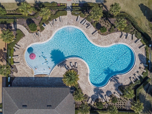 391 Cheeota Ct, Minneola, FL 34715 - drone / aerial view of a pool