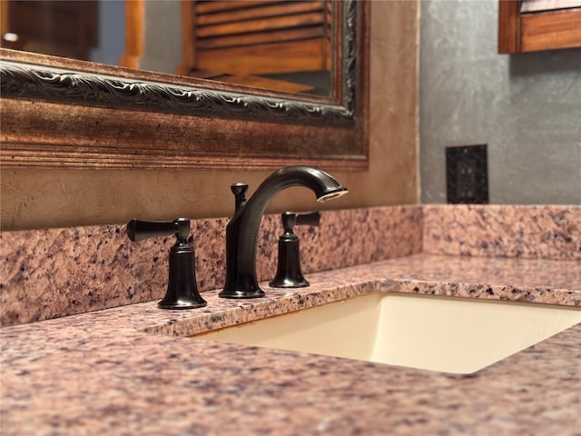 3664 SE 45th Pl, Ocala, FL 34480 - bathroom view of decorative backsplash and vanity