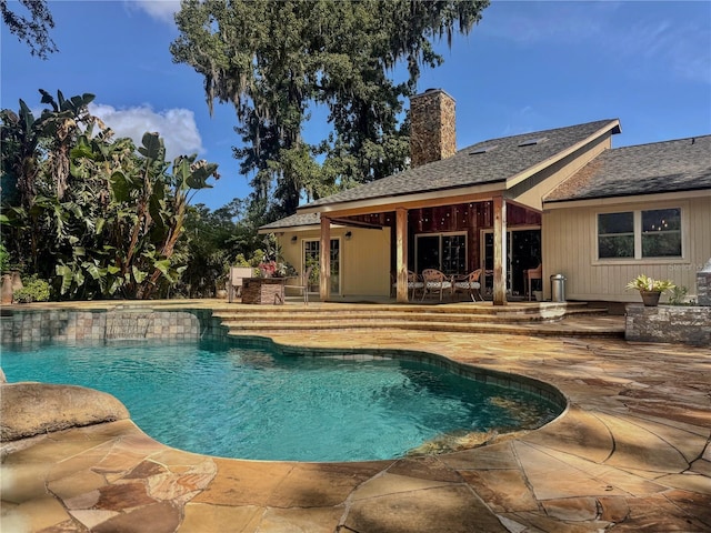 3664 SE 45th Pl, Ocala, FL 34480 - swimming pool with a patio area
