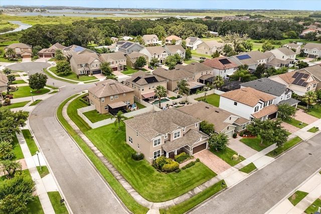 752 Sandy Bar Dr, Winter Garden, FL 34787 - aerial perspective of suburban area with a large body of water