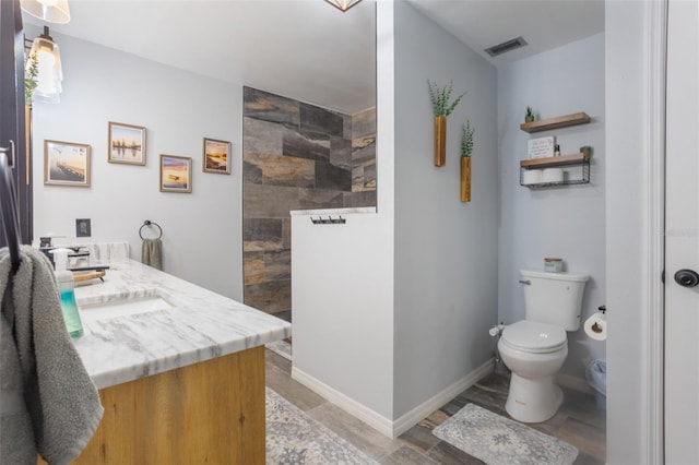 11750 Watts Ct, Tavares, FL 32778 - bathroom featuring vanity and a walk in shower