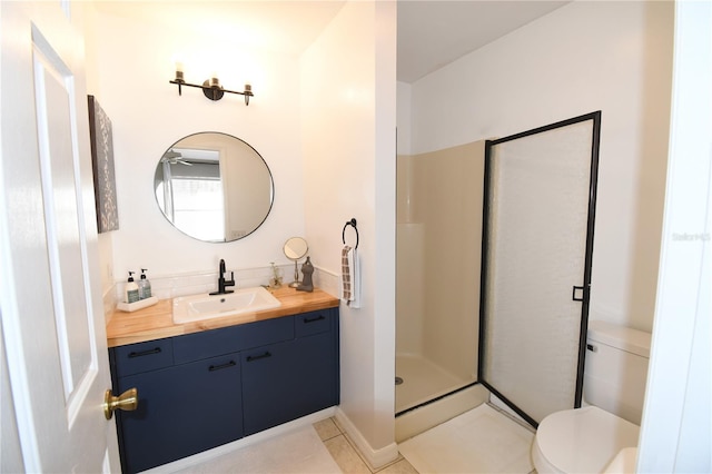 1325 Balboa Ct, The Villages, FL 32159 - bathroom with vanity and a stall shower