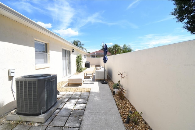 1325 Balboa Ct, The Villages, FL 32159 - fenced backyard featuring a patio