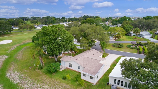 1815 Kaufman Cir, Lady Lake, FL 32159 - aerial view of residential area featuring a tree filled landscape and a golf club