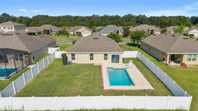 9785 Pepper Tree Trl, Wildwood, FL 34785 - aerial view of residential area with a pool area
