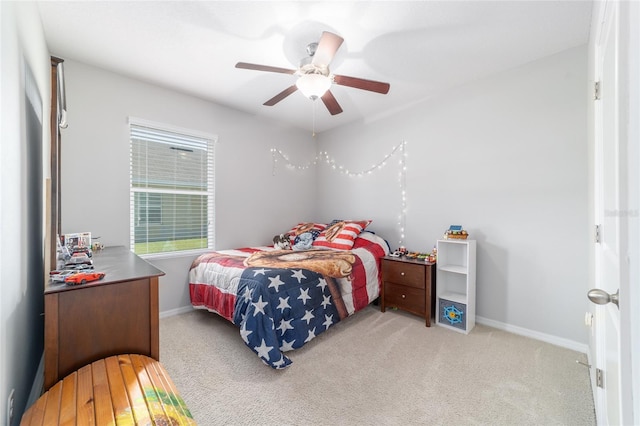 9785 Pepper Tree Trl, Wildwood, FL 34785 - bedroom with carpet flooring and a ceiling fan