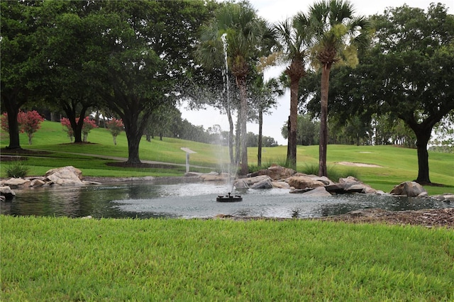 1355 Misty Glen Ln, Clermont, FL 34711 - view of property's community with a yard and a water view