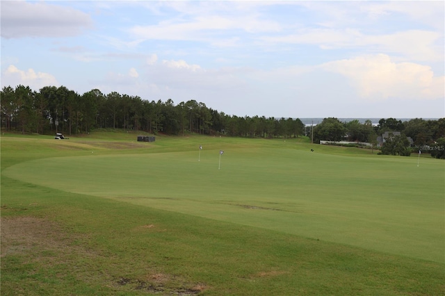 1355 Misty Glen Ln, Clermont, FL 34711 - view of home's community with a putting area and golf course view