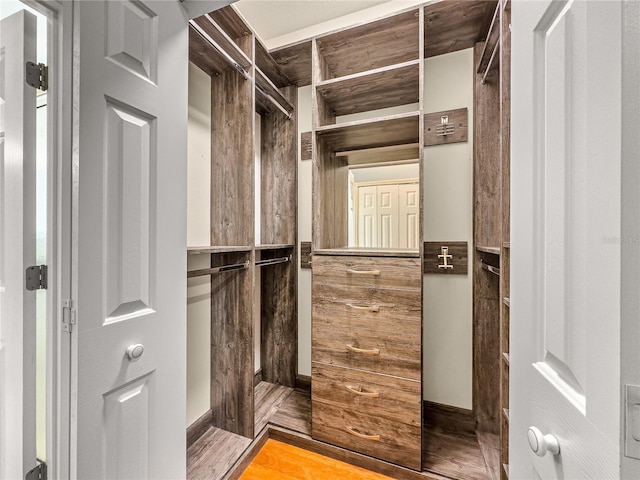 8045 Waterbury Way, Mount Dora, FL 32757 - walk in closet with wood finished floors
