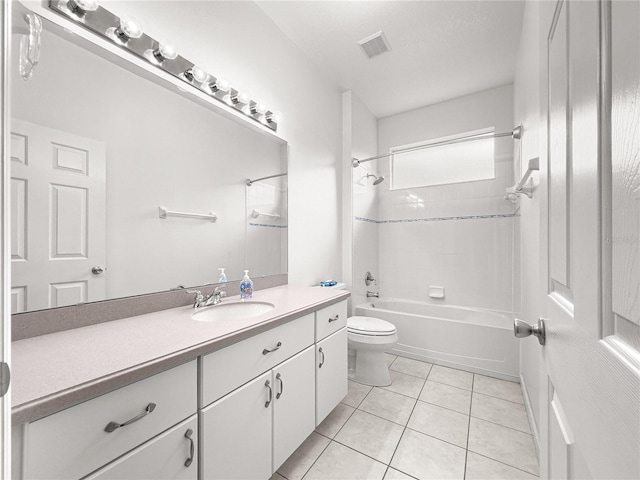 8045 Waterbury Way, Mount Dora, FL 32757 - bathroom featuring vanity, tile patterned floors, and tub / shower combination