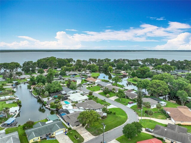 1611 Canal, Tavares, FL 32778 - aerial view of residential area featuring a large body of water