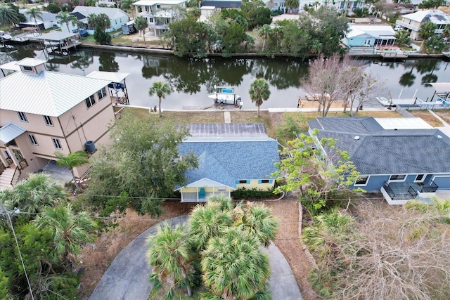 11770 W Sunnybrook Ct, Crystal River, FL 34429 - aerial perspective of suburban area featuring a nearby body of water