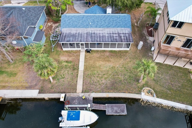 11770 W Sunnybrook Ct, Crystal River, FL 34429 - aerial view of property and surrounding area featuring a nearby body of water