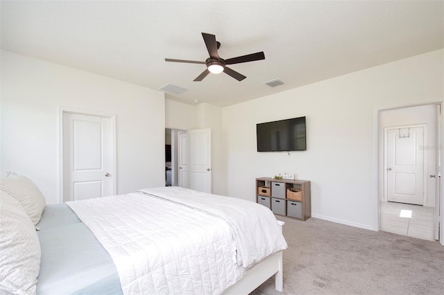 1696 Wilson Prairie Cir, Groveland, FL 34736 - bedroom featuring carpet and ceiling fan
