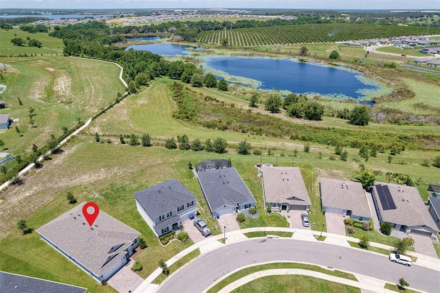1696 Wilson Prairie Cir, Groveland, FL 34736 - view of property location featuring a large body of water