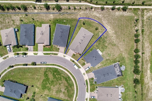 1696 Wilson Prairie Cir, Groveland, FL 34736 - aerial view of property and surrounding area with property boundaries highlighted