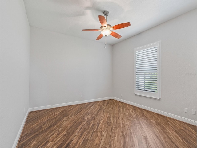 12198 SE 176th Loop, Summerfield, FL 34491 - unfurnished room featuring wood finished floors and a ceiling fan