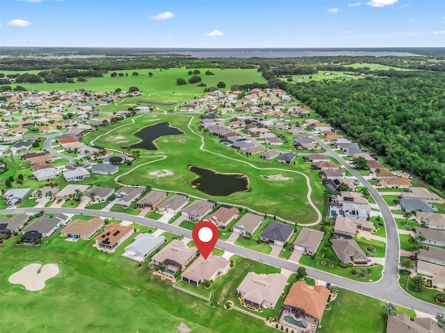 12198 SE 176th Loop, Summerfield, FL 34491 - aerial view of property's location with a nearby body of water and nearby suburban area