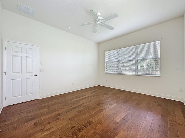101 Flame Vine Way, Groveland, FL 34736 - spare room featuring dark wood-style floors and ceiling fan