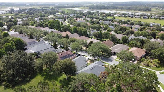 101 Flame Vine Way, Groveland, FL 34736 - aerial view of property and surrounding area with nearby suburban area