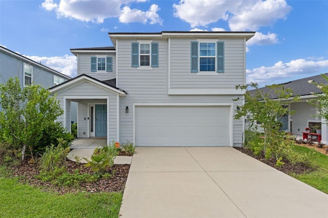 562 Meadow Ridge Dr, Saint Augustine, FL 32092 - view of front of home featuring a garage and driveway