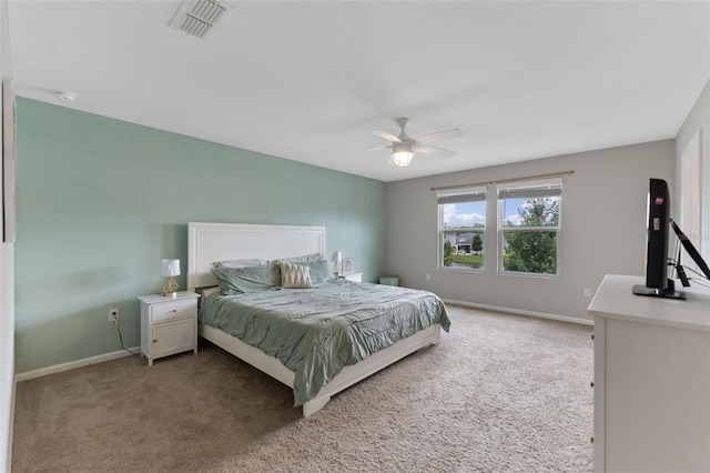 562 Meadow Ridge Dr, Saint Augustine, FL 32092 - bedroom featuring carpet floors and a ceiling fan