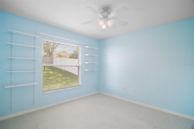 33234 Kaylee Way, Leesburg, FL 34788 - carpeted empty room featuring a ceiling fan and baseboards