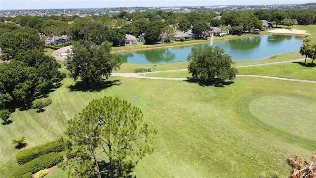 3716 Eversholt St, Clermont, FL 34711 - drone / aerial view of a nearby body of water and a tree filled landscape