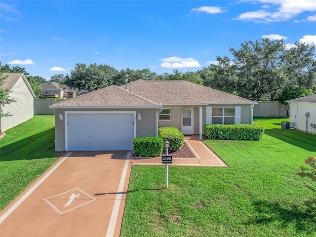 2369 Five Forks Trl, The Villages, FL 32162 - single story home featuring roof with shingles, concrete driveway, and a garage