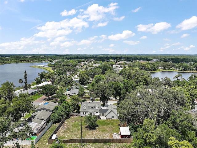 126 E Beach St, Groveland, FL 34736 - aerial view of residential area featuring a nearby body of water