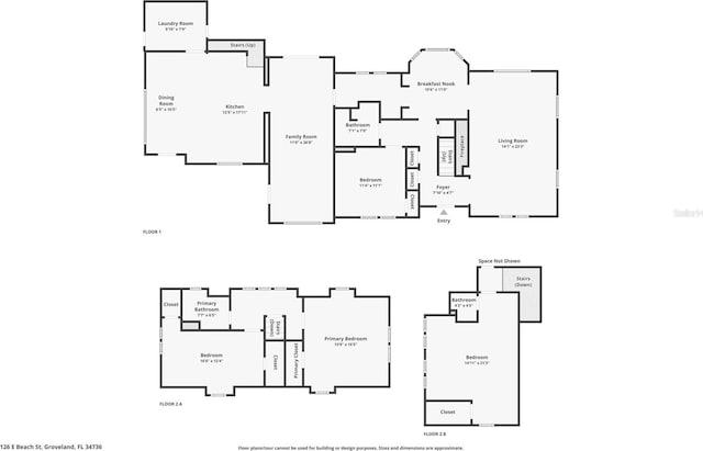 126 E Beach St, Groveland, FL 34736 - view of room layout