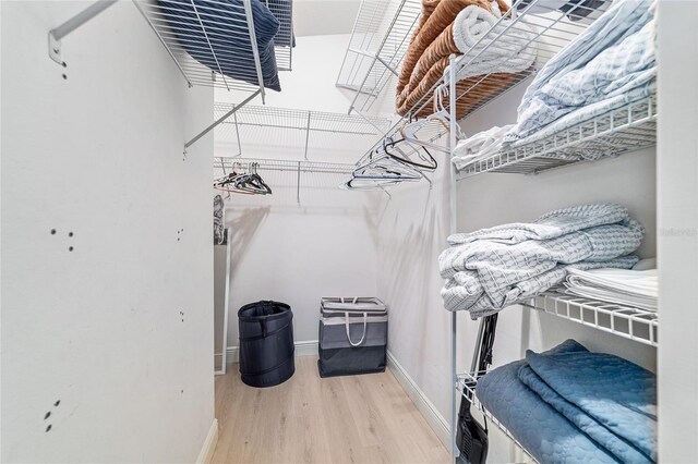 2237 Jetta Way, The Villages, FL 32162 - walk in closet with wood finished floors