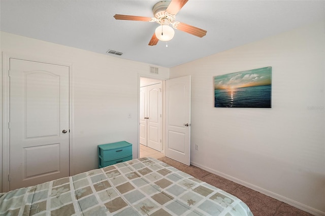 1940 Piedmont Ct, Mascotte, FL 34753 - unfurnished bedroom featuring carpet and ceiling fan