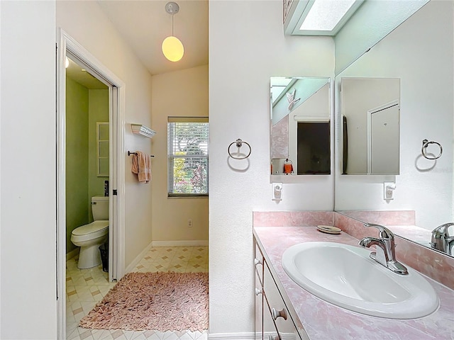 27141 Racquet Cir, Leesburg, FL 34748 - full bathroom with vanity and tile patterned floors